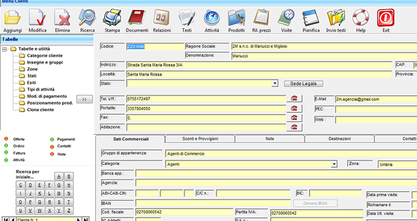 software per agenti plurimandatari