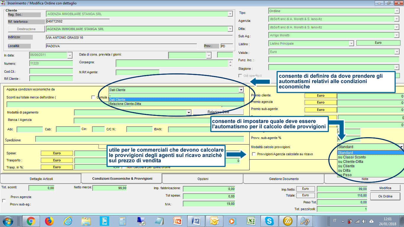 parametri di calcolo2 ordine