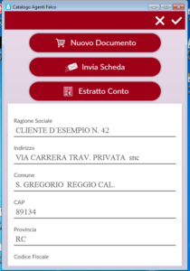 racclta ordini ios agenti